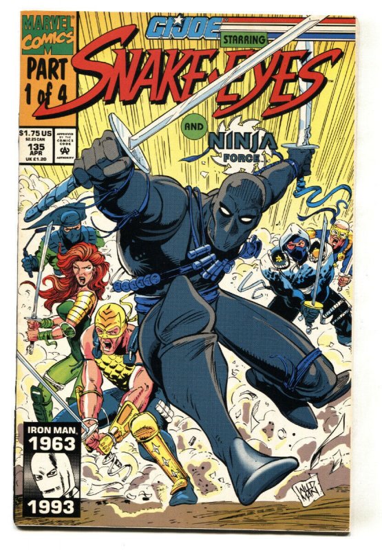 JOE #135 1993- late issue-SNAKE-EYES-COMIC BOOK Comic Books