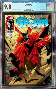 Spawn #3 (1992) - CGC 9.8 - Cert#4371903008