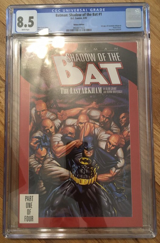 1ST MR. ZSASZ Pick Your CGC Grade Batman: Shadow of the Bat #1 = Polybag extras