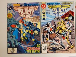 4 Armageddon the Alien Agenda DC Comic Books #1 2 3 4 Mini Series 42 TJ4