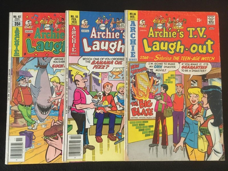 ARCHIE'S TV LAUGH-OUT #36, 55, 62 