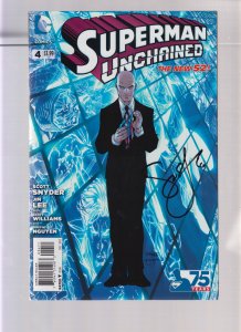 Superman Unchained #4 - Signed by Scott Snyder (9.2) 2013