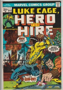 Luke Cage Hero for Hire #7 (Mar-73) VF/NM High-Grade Luke Cage
