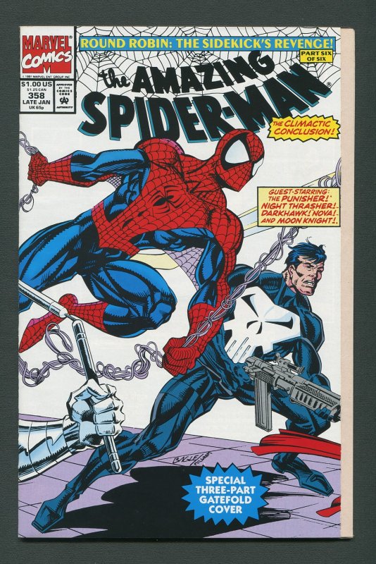 Amazing Spiderman #358 / 9.4 NM  January 1992