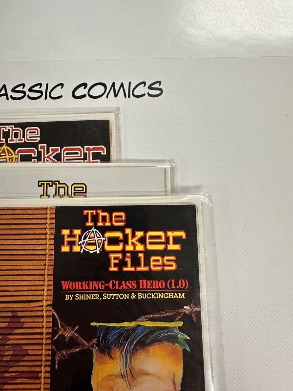 3  The Hacker Files  DC Comic Books # 7 # 8 # 9 Batman Superman Flash 7 CT3