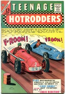 TEENAGE HOTRODDERS #11 1965-CHARLTON-GP RACE-1949 FORD  VG