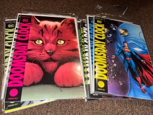 Doomsday Clock (2018 DC) Lot, Complete Series Set w/Issue #s 1-12, 1st Prints