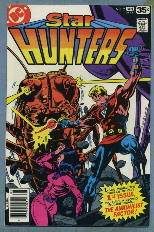 STAR HUNTERS #2, NM-, Sci-Fi, Buckler, DC 1977 1978  more DC in store