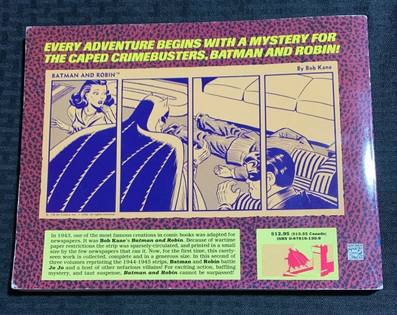 1990 BATMAN Dailies 1944-1945 SC FN 6.0 1st Kitchen Sink / Fisherman Collection