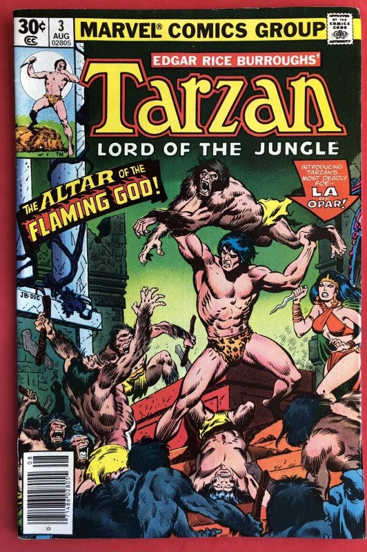 Tarzan Lord of the Jungle #2,3,4,5,6,8 (1977) Marvel Comics 