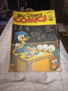 WALT DISNEY'S COMICS AND STORIES #61 Ww2 Era 1945 CARL BARKS, KELLY -CVR, DUMBO