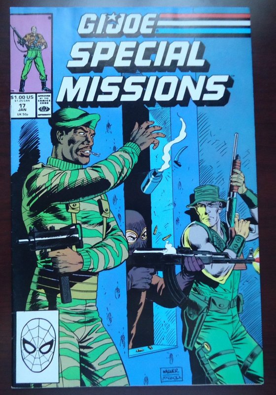 G.I. Joe: Special Missions #17 (1989) VERY FINE  Variant error cover