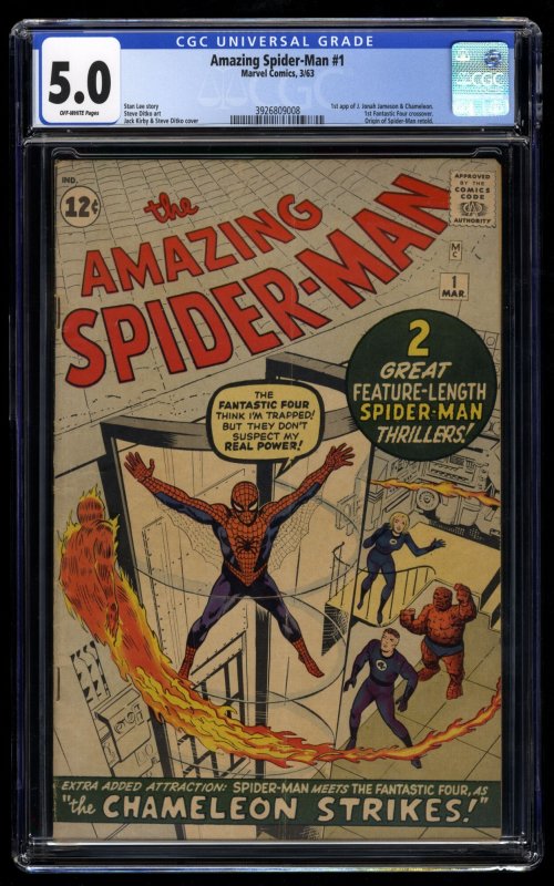 Amazing Spider-Man #1 CGC VG/FN 5.0 Off White