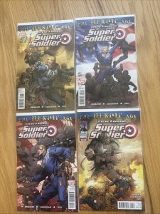 Steve Rogers Super-Soldier (2010) #1-4 1st Prints Complete Mini-Series NM