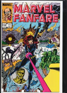 Marvel Fanfare #11 (1983) Black Widow [Key Issue]