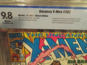 Uncanny X-Men #282 - CBCS 9.8 - NM/MINT  White Pages - 1st Appearance of Bishop 