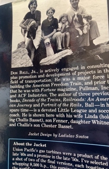 America’s colorful railroads, ball, 1978, large coffee table book