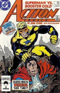 Action Comics #594 (1987) Booster Gold Appearance John Byrne Art and Cover VF+