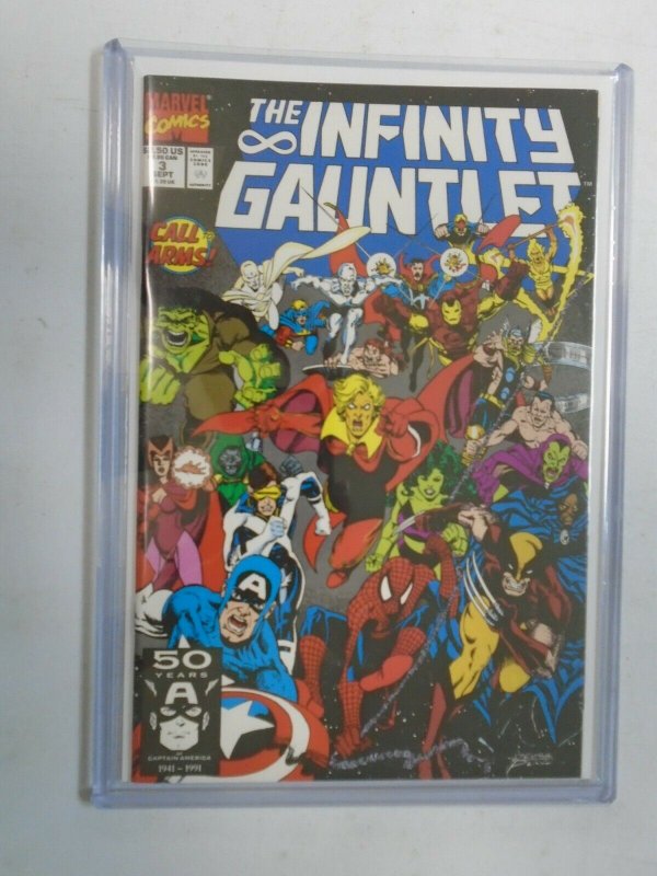 Infinity Gauntlet #3 8.5 VF+ (1991 1st Series)