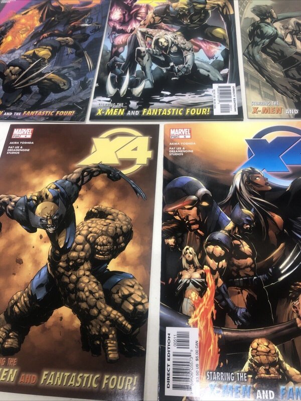 X-Men And The Fantastic Four (2005) Set Issues # 1-5 • Marvel Comics • Yoshida