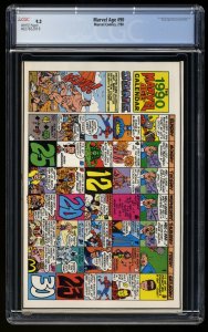 Marvel Age #90 CGC NM- 9.2 White Pages McFarlane Spider-Man Cover!