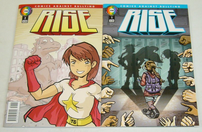 Rise #1-2 VF/NM complete series - comics against bullying - howard chaykin set