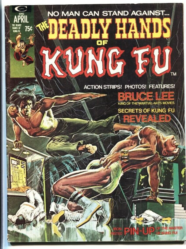 The Deadly Hands of Kung Fu #1 1974- Bruce Lee- Neal Adams  Jim Starlin VG/FN