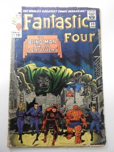 Fantastic Four #39 (1965) GD+ Condition 1 1/2 in cumulative spine split