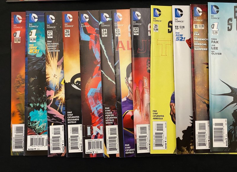 DC New 52: Superman/Wonder Woman, Batman/Superman - 27 book lot