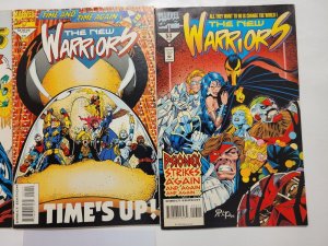 3 The New Warriors Marvel Comic Books #26 50 53 22 TJ7