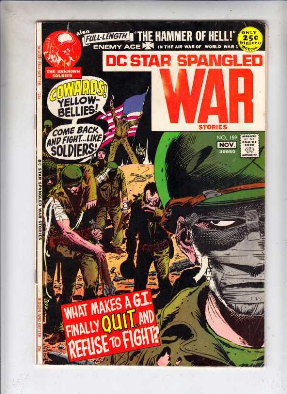 Star Spangled War Stories #159 (Nov-71) FN Mid-Grade Unknown Soldier, Enemy Ace