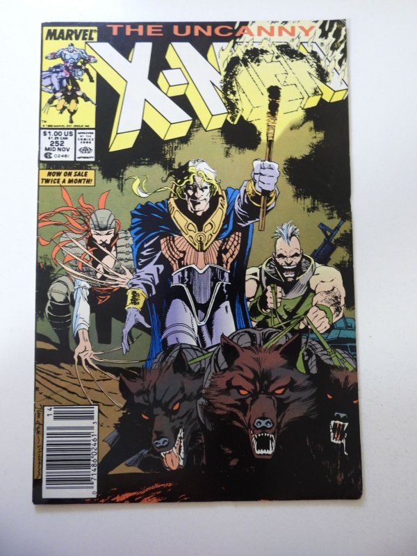 The Uncanny X-Men #252 (1989) FN Condition