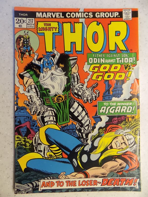 THE MIGHTY THOR # 217 MARVEL GODS JOURNEY ACTION ADVENTURE