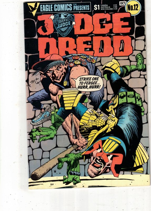 Judge Dredd #12 Dec-83 NM- 50% OFF NOW Day The Law Died Boland Art 1st Fergee