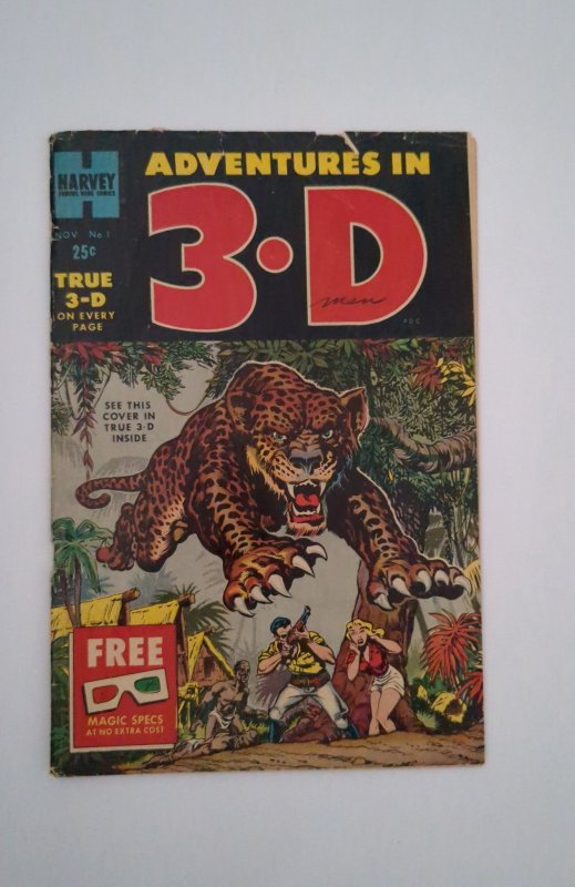 Adventures in 3-D #1 (1953) Good 2.0