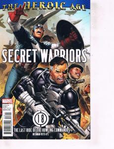 Lot Of 2 Comic Books Marvel Standoff #1 and Secret Warriors #18   ON9 