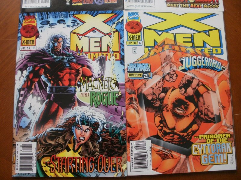 4 Near-Mint Marvel Comic: X-MEN UNLIMITED #9 10 11 12 Heart Darkness Beast Rogue