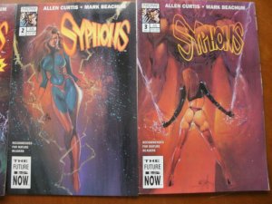 3 NOW Collector Comic: SYPHONS #1 #2 #3 (1994) COMPLETE SET (Mature Reader)