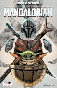 ?~MARVEL~STAR WARS~THE MANDALORIAN #1~TYLER KIRKHAM~616 TRADE & VIRGIN SET~?