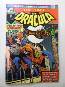 Tomb of Dracula #18 (1974) VG- Condition MVS intact! moisture stain