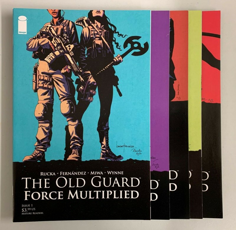 Old Guard Force Multiplied #1-5 Set (Image 2019) 1 2 3 4 5 Greg Rucka (8.5+)