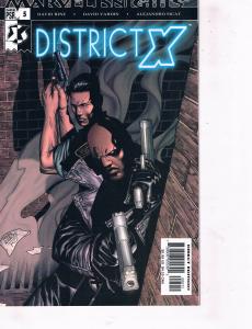 Lot Of 5 District X Marvel Comic Books # 1 2 3 4 5 X-Men Wolverine Gambit TW24
