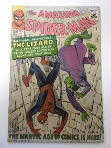 The Amazing Spider-Man #6 (1963) VG- Condition Pence variant see description