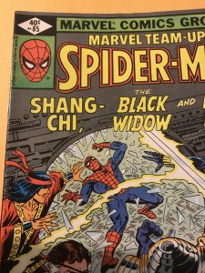 MARVEL TEAM-UP #85 : 9/79 VF-; Barcode Variant, Shang Chi, Nick Fury