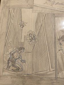 Original Birds of prey page issue #31 Page #17 Robson Rocha