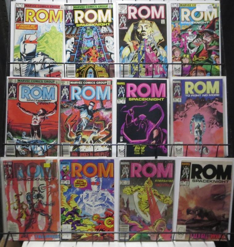 ROM SPACEKNIGHT MEGA-COLLECTION! 65 ISSUES! VG-F or better! Mantlo/Buscema/Ditko