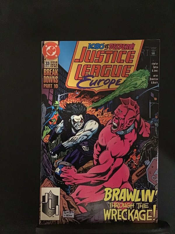 Justice League Europe #33 Direct Edition (1991)