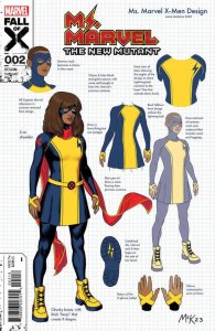 Ms Marvel the New Mutant #2 1 -10 Copy Jamie Mckelvie Design Variant Edition