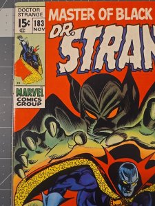 Dr Strange #183 ?-⚠️FINAL ISSUE ?1st Team App Of The Undying Ones Marvel 1969