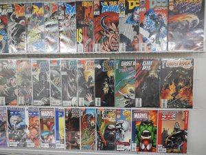 Huge Lot of 150+ comics W/ Doom, Ravage, Ghost Rider + Avg VF Condition.